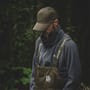 Trakker CR3 3-Piece Winter Fishing Suit In Use 2