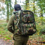 Trakker DPM 50 Ltr Rucksack In Use