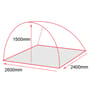 Trakker Tempest 100T DPM Brolly Aquatexx EV Dimensions