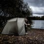 Trakker Tempest Fishing Brolly 100 In Use 1