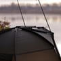 Trakker Tempest Fishing Brolly 100T In Use  5