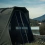 Trakker Tempest RS Brolly Insect Panel In Use 2