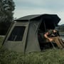 Trakker Tempest RS Brolly Skull Cap In Use 3