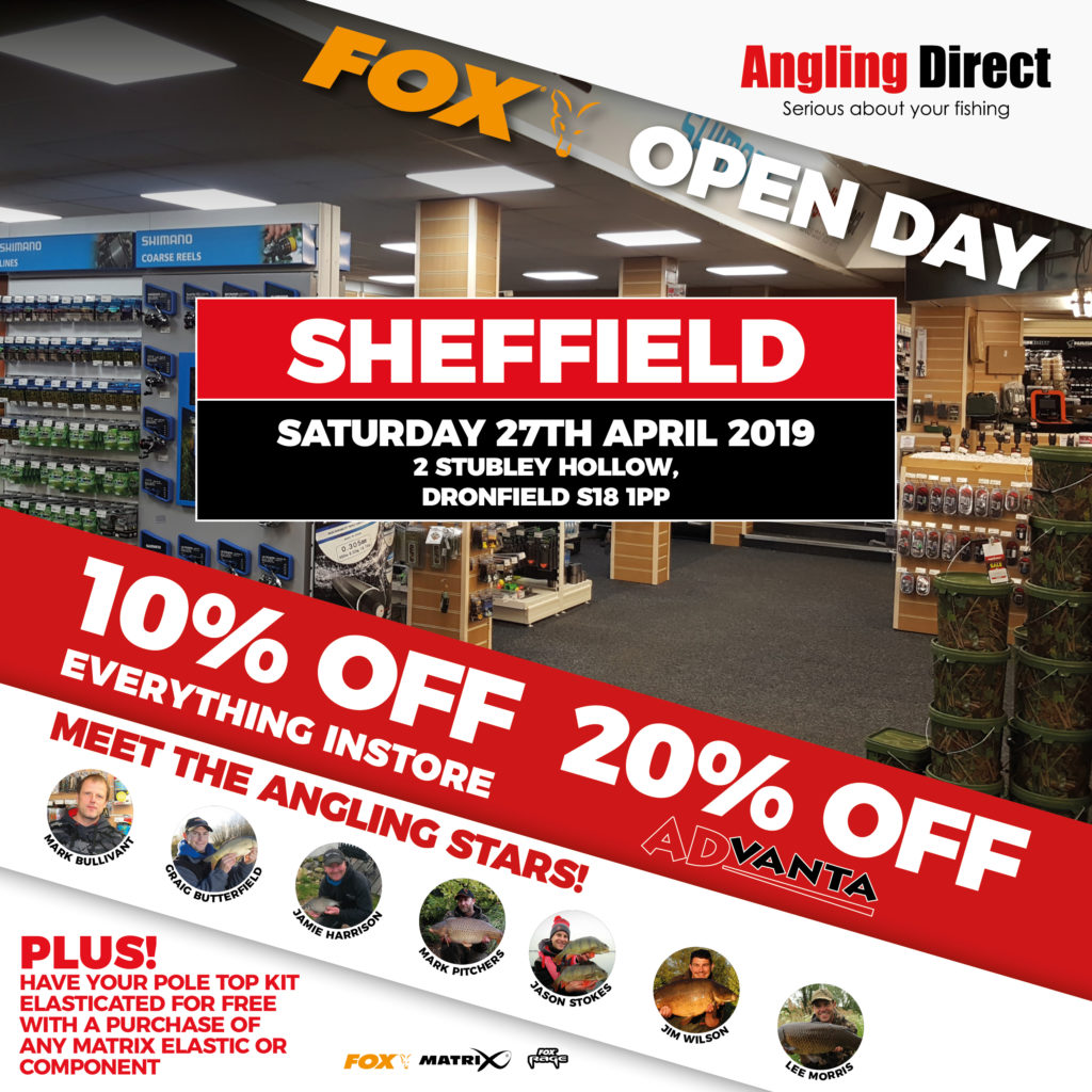Angling Direct Sheffield Fox Open Day