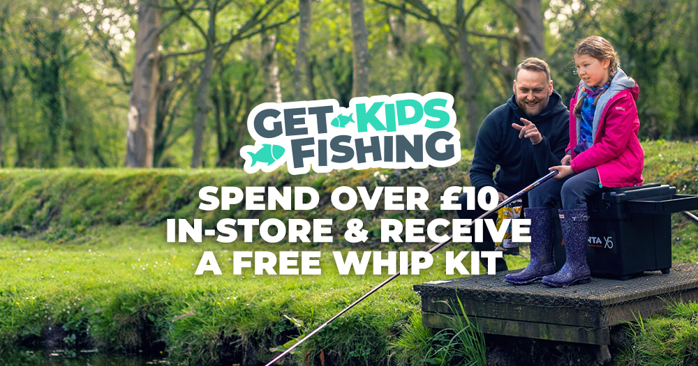 Get Kids Fishing with Angling Direct: FREE Fishing Whip Kits to