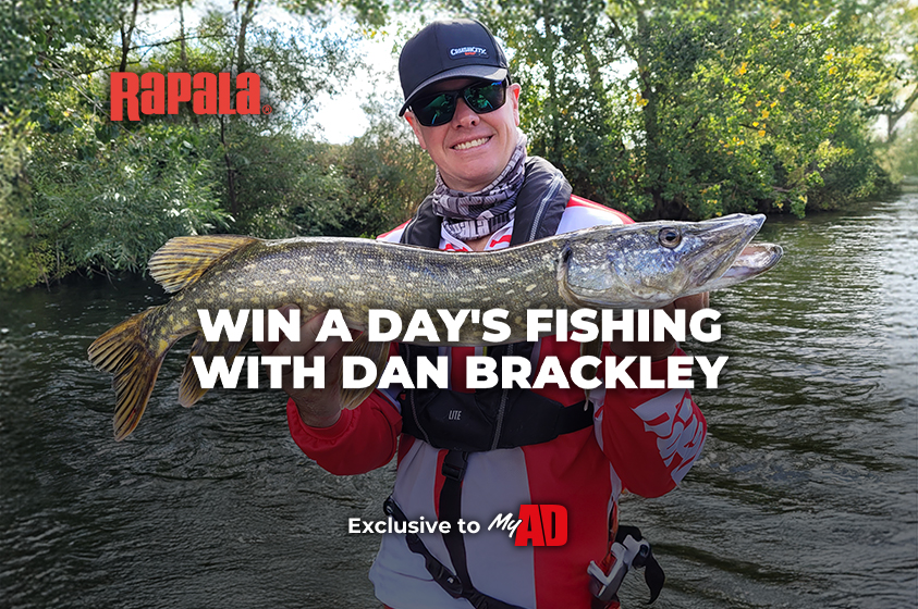 MyAD Competition - Win a day fishing with Dan Brackley and a £250 Rapala Bundle 