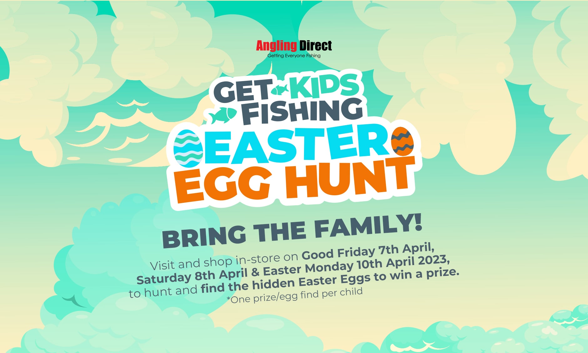 Get Kids Fishing with an Easter Egg Hunt at Angling Direct
