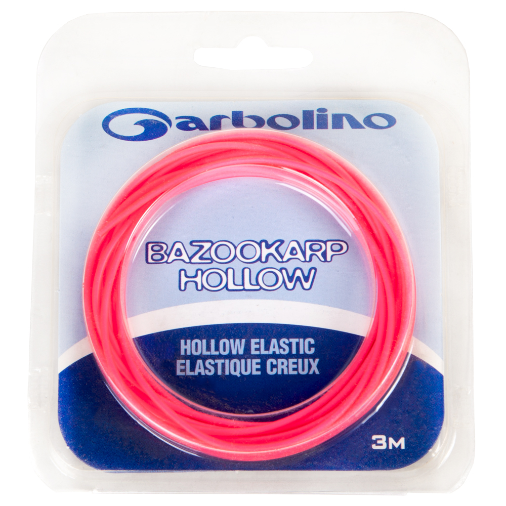 FUN FISHING Elastique Creux - 2,8mm - Orange - 3m