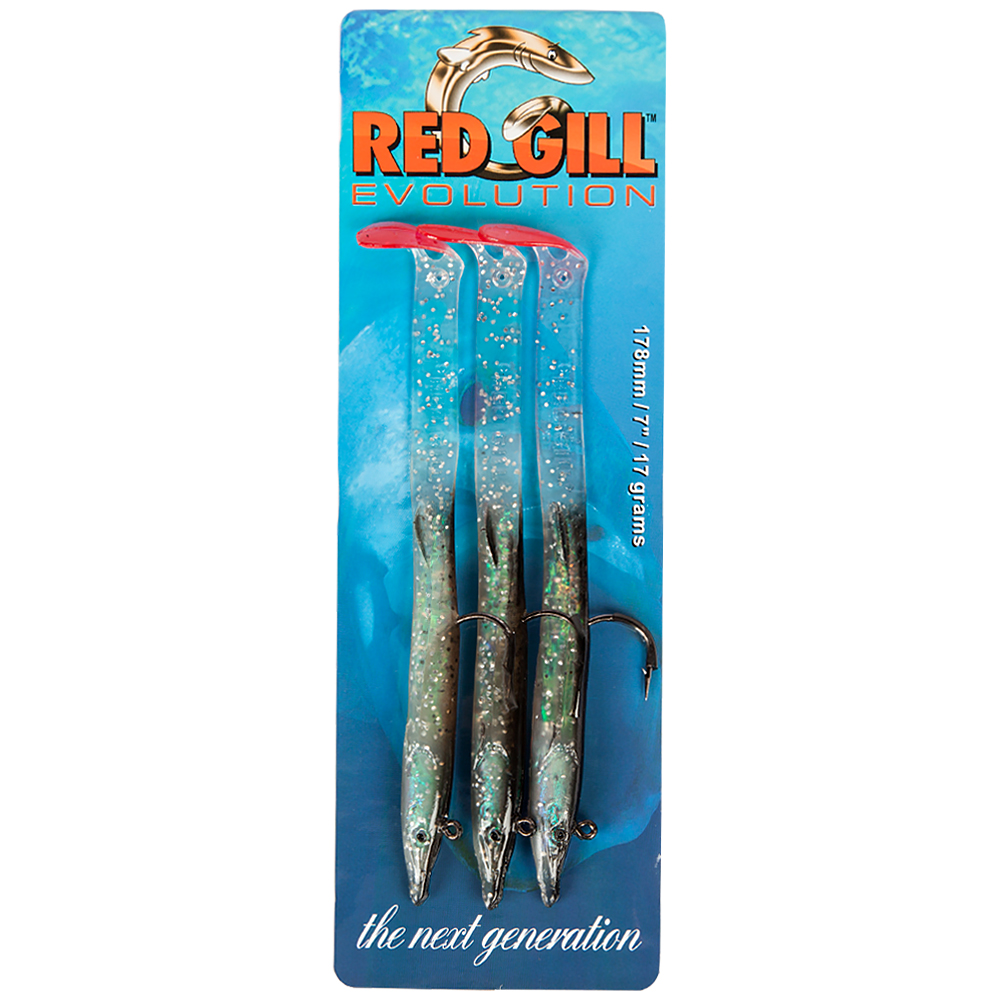 Red Gill Evolution Sand Eel Lures