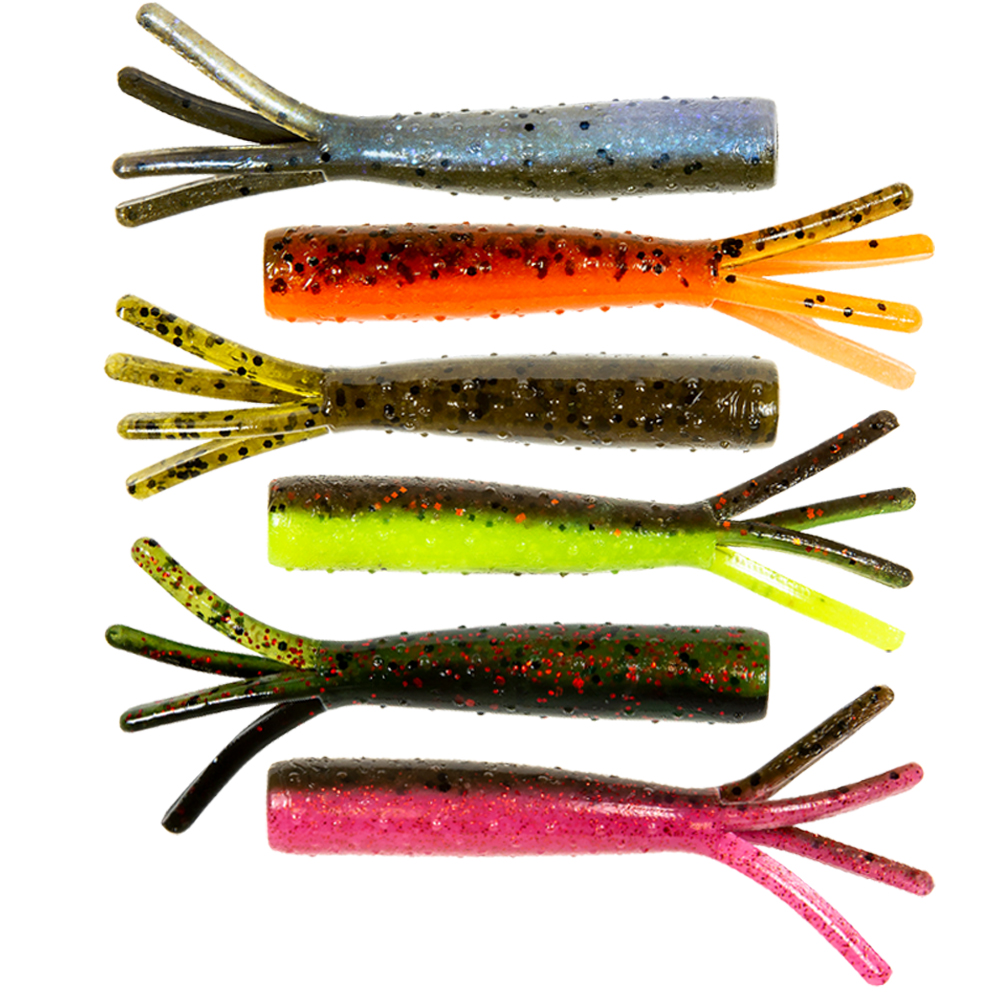 Z-MAN TRD TicklerZ 2 3/4" - Esca In Gomma Per Ned Rig - Confezione Da 8 - Per Spigola E Altro