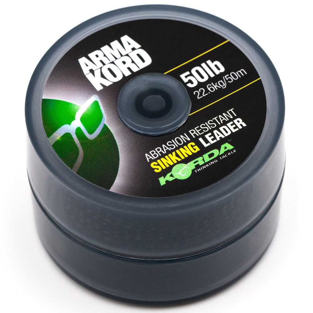 Bas De Ligne Coulant Tressé Korda Arma Kord – 50lb / 50m, Pour Pêche Au Coup