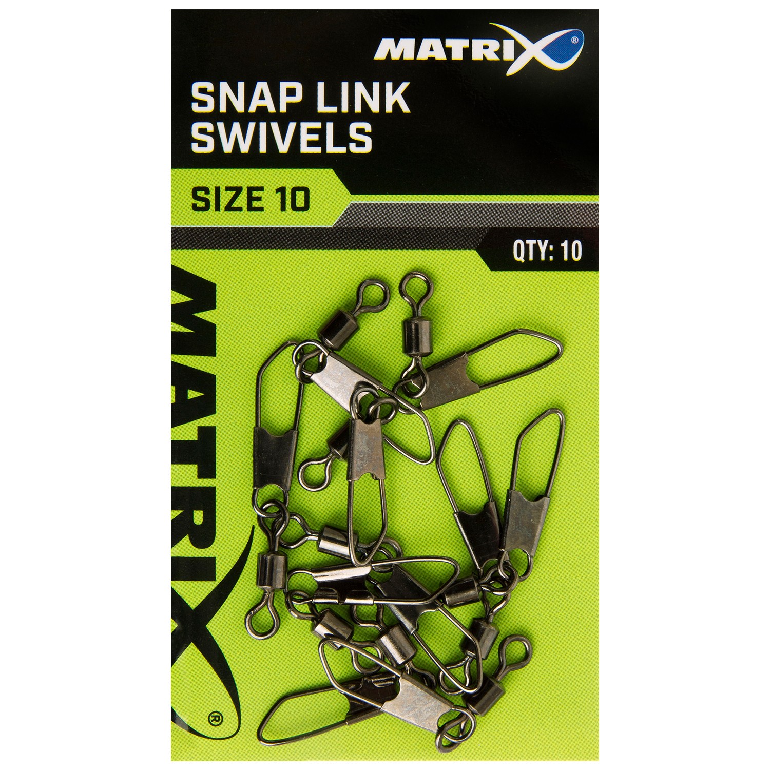 Matrix Hooklength Swivels - Snaps, Wirbel, Sprengring - Angelshop