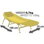 JRC Stealth X-Lite Bedchair Dimensions