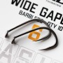 Korda Basix Wide Gape Hooks - Barbless 1