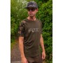Fox Camo/Khaki Print Fishing T-Shirt In Use 1