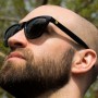 Avid Carp Polarised Smoke Sunglasses In Use
