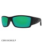 Costa Del Mar Corbina Sunglasses Blackout Frame Green Lenses