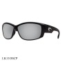 Costa Del Mar Luke Sunglasses Black Frame Silver Lenses