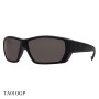 Costa Del Mar Tuna Alley Sunglasses Blackout Frame Grey Lenses
