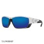 Costa Del Mar Tuna Alley Sunglasses Crystal Frame Blue Lenses