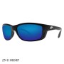 Costa Del Mar Zane Sunglasses Black Frame Blue Lenses