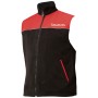 Daiwa Fleece Waistcoat Black Red
