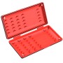 Daiwa N'ZON Fishing Rig Case Red & Black 6 Inch Open