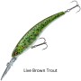 Daiwa Prorex Diving Minnow DR Lure Live Brown Trout