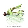 Daiwa Prorex Swimming Rubber Jig White Brown Yellow