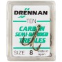 Drennan Carbon Semi Barbed Trebles 8