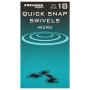 Drennan Quick Snap Swivels Size 18