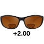 Fortis Wraps Bifocal +2.00 Polarised Fishing Sunglasses 1