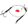 Fox Rage Predator Twin Barbed Treble Fishing Trace