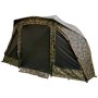 Fox Supa Brolly MK2 60in System Camo Mozzie Windows and Door