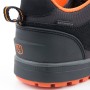 Fox Black & Orange Trainers Heel