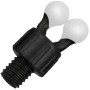 Fox Black Label Coloured Ball Clip White