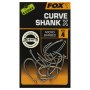 Fox Edges Curve Shank X Micro Barbed Hooks Size 4
