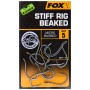 Fox Edges Stiff Rig Beaked Fishing Hook Size 5
