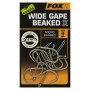 Fox Edges Wide Gape Beaked X Micro Barbed Hooks Size 2