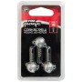 Fox Rage Corkscrew Round Jig Heads x3 Packet