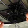 Fox Ultra 60 Khaki Fishing Brolly System Close Up Looking Inside