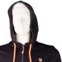 Guru Zip Up Black Hoodie Hood