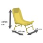 JRC Stealth X-Lite Chair Dimensions