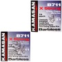 Kamasan B711 X-Strong Wide Gape Barbless Hooks