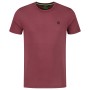 Korda Le Scaley Tee Burgundy Black Print Front