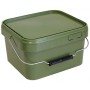 Lemco 10L Square Green Bucket With Internal Tray