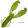 Gunki Boogie Craw Lure Lime Chart