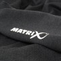 Matrix Minimal Black Marl Fishing Hoodie Arm Logo