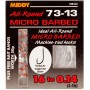 Middy 73-13 All-Round Micro Barbed Hooks To Nylon 16