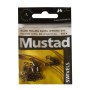 Mustad Black Rolling Swivel with Round Eye Size 8